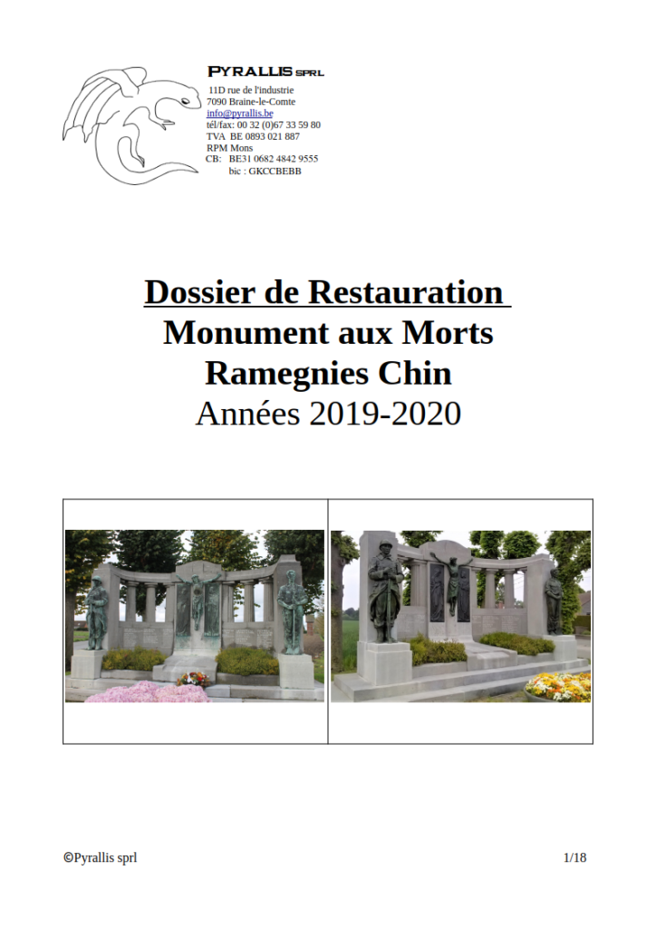 Dossier de restauration